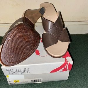 Brown Heeled Sandal